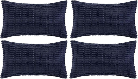 Fancy Homi 4 Packs Decorative Throw Pillow Covers by Fancy+Homi