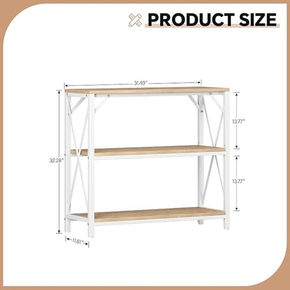 Homeiju Console Table 31.5" Width, 3-Tier Entryway Table - Image 3