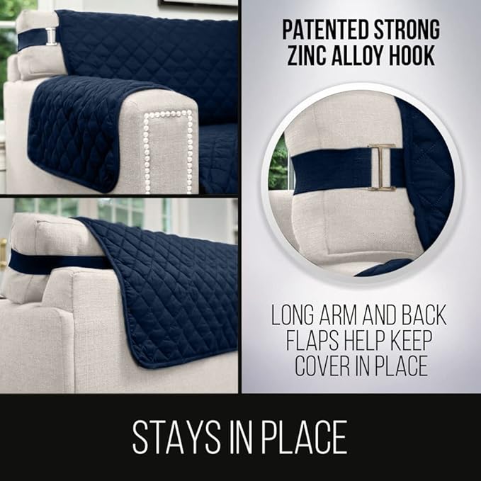 Sofa Shield® Couch Slip Covers for Dogs, Reversible Furniture Protector - Image 4