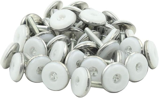 36PCS Screw on Furniture Glides Adjustable Furniture Leg Base Leveller M6 x by Home