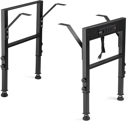 OLBRUS 19.6-Inch Depth Workbench Frame, Height Adjustable 28.5" to 33.8" by OLBRUS
