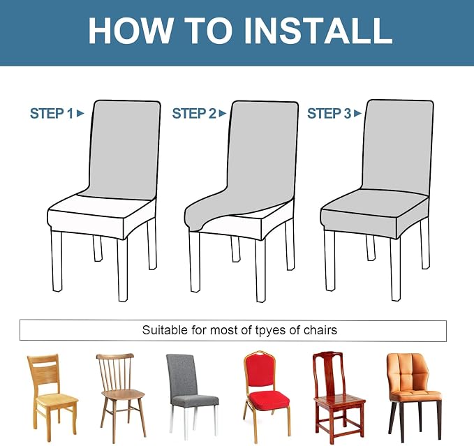 Genina 100% Waterproof Chair Covers - Image 5