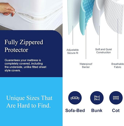 Allersoft| Queen Sleeper Sofa Mattress Cover - Image 3