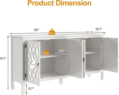 RoyalCraft 63'' Buffet Cabinet - Image 2
