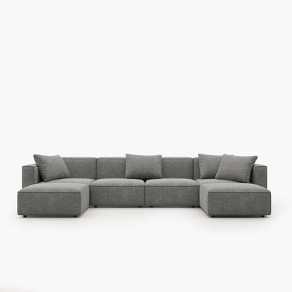 Acanva Luxury Modular Sectional Couch - Image 6