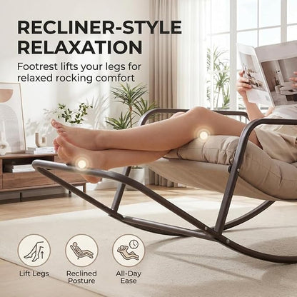 RADIATA Rocking Lounge Chair, Indoor Outdoor Reclining Lounger - Image 9