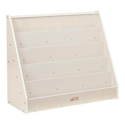 ECR4Kids Single-Sided Book Storage and Display, Montessori Furniture by ECR4Kids