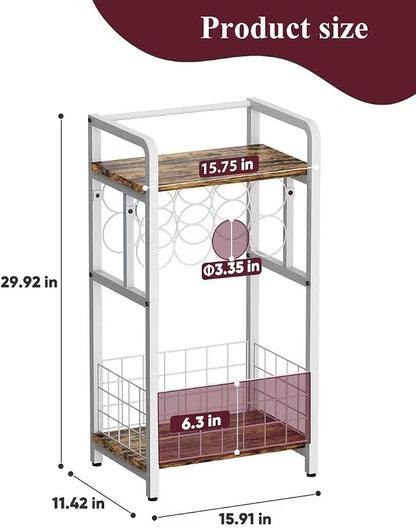 3-Tier Wine Rack Freestanding Floor - Image 6