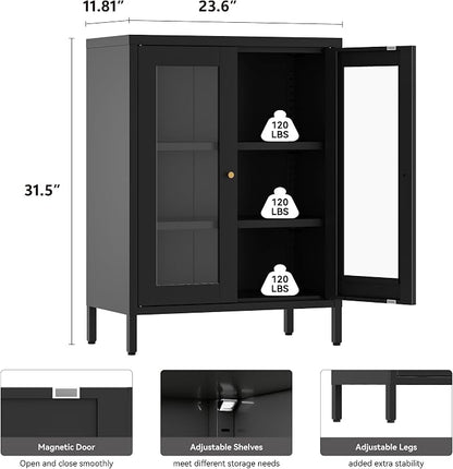 YAUWOH Metal Bathroom Cabinet - Image 3