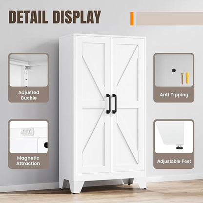 Yizosh Metal Storage Cabinet - Image 4