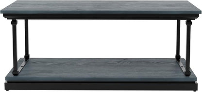 24/7 Shop at Home Ambridge Transitional Multi-Storage Wood 2-Piece Coffee Table - Image 6