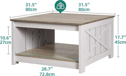 YITAHOME Coffee Table Farmhouse Coffee Table - Image 2