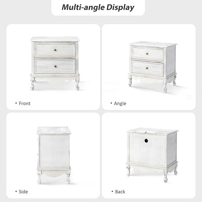 HULALA HOME Solid Wood End Tables Set of 2 - Image 5