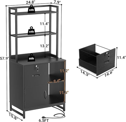 Homieasy Vertical Filing Cabinet - Image 2