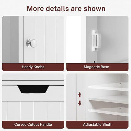 TEENFON 67" H Tall Bathroom Cabinet - Image 8