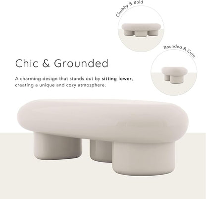 24/7 Shop at Home Kavren Modern 37-inch 2-Piece Oval Glossy Low Profile Coffee - Image 6