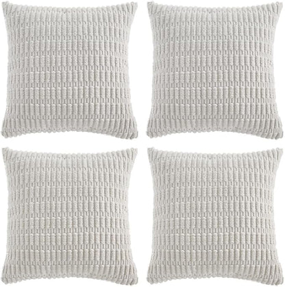 Fancy Homi 4 Packs Decorative Throw Pillow Covers by Fancy+Homi