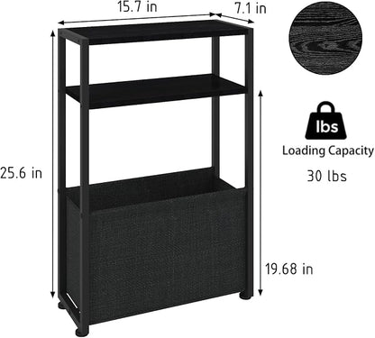 Leomonio Narrow Side Table, Slim End Tables - Image 2