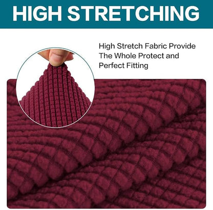 Turquoize Stretch Sofa Slipcover 2 Pieces Sofa Cover Couch Cover - Image 5