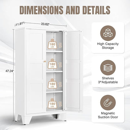 Yizosh Metal Storage Cabinet - Image 2