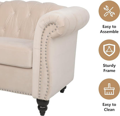 AVZEAR Living Room Accent Chair, Upholstered Sofa Chair Single Sofa Chair - Image 4