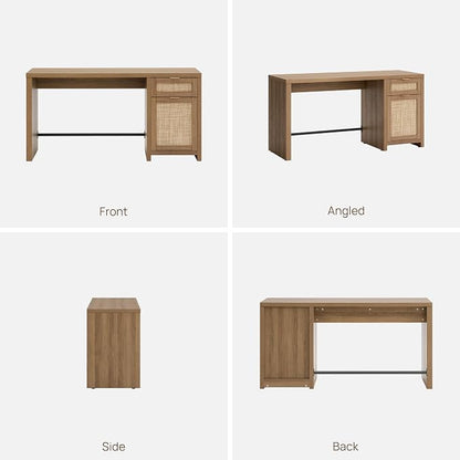 SICOTAS Rattan Executive Desk - Image 9