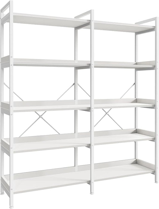 Huuger 5 Tier Bookshelf, Display Bookshelf by Huuger