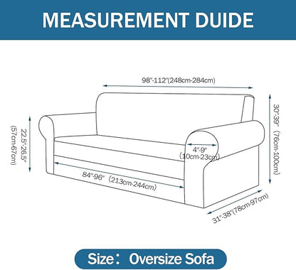 Sofa Slipcover with 2 Pillow Cover - Image 5