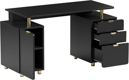 Elegant 57" W Executive Desk - Image 7