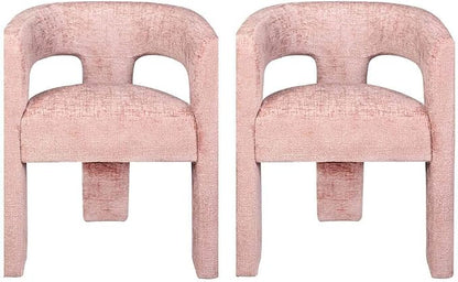 Jofran Gwen Jacquard Upholstered Accent Chair, Modern Luxury Plush Sculptural by Jofran+Inc.