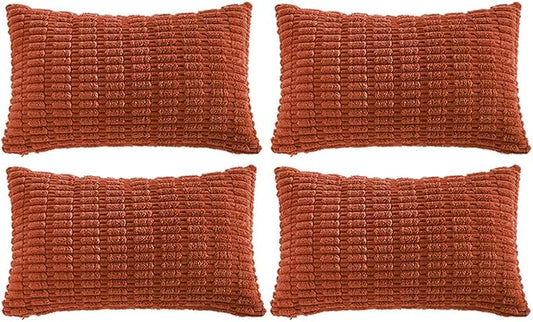 Fancy Homi 4 Packs Decorative Throw Pillow Covers by Fancy+Homi