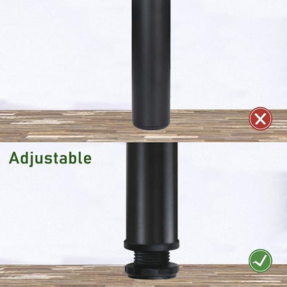 QLLY 30 inch Adjustable Metal Desk Legs, Heavy Duty Furniture Table Legs - Image 4