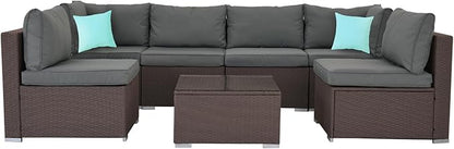 7-Piece Patio Furniture Set by ZJEYEJZ