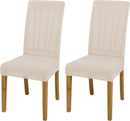 BIETYONE Stretch Dining Chair Covers Set of 2, Soft Removable Washable Kitchen by BIETYONE