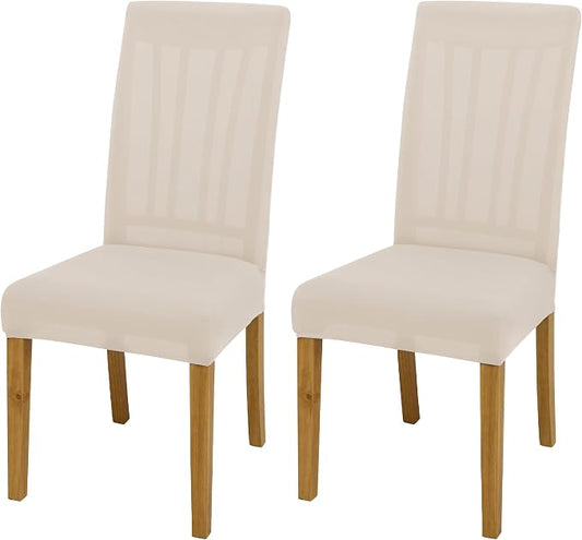BIETYONE Stretch Dining Chair Covers Set of 2, Soft Removable Washable Kitchen by BIETYONE