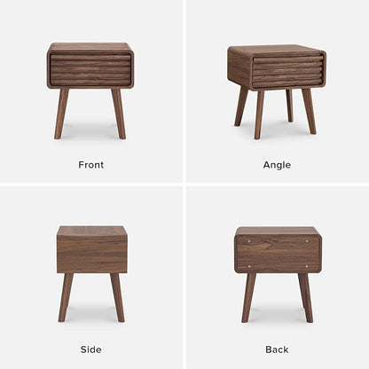mopio Ensley Mid Century Modern Side Table, Small Accent Tables - Image 7
