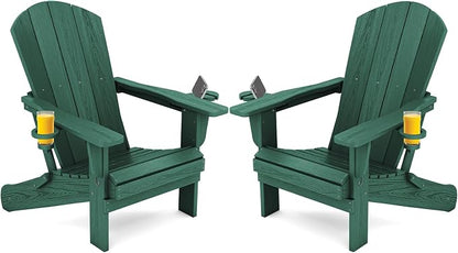 SERWALL Adirondack Chair with Cup Holders by SERWALL