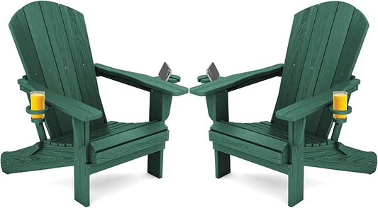 SERWALL Adirondack Chair with Cup Holders by SERWALL