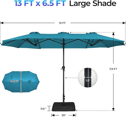 SUPERJARE 13FT Outdoor Patio Umbrella - Image 8