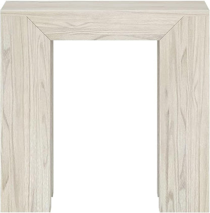 Plank+Beam Modern Rectangular Side Table, Slim Side Table - Image 4