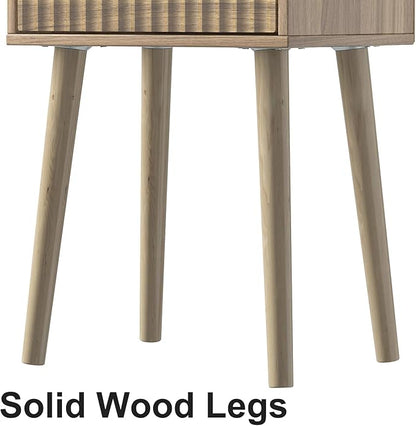 LAATOOREE Nightstands Set of 2, Small Size Side End Table, Bedside Table - Image 6