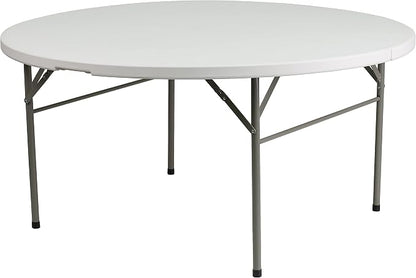 Flash Furniture Scarborough 5' Round Plastic Folding Table by FlashFurniture