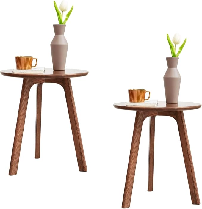 100% Solid Small Side Table by Bamskov