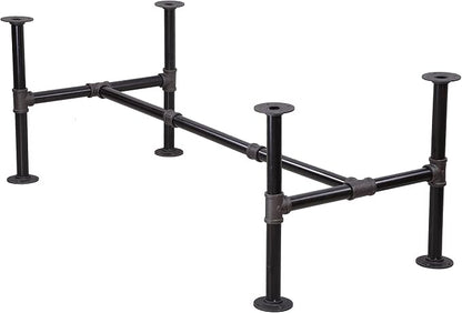 16'' x 43'' Industrial Pipe Table Leg Set by NIUBIDINDUSTRIALFURNITUR