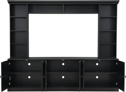 Merax 97.4" W Wall Unit Entertainment Center, TV Stand - Image 7