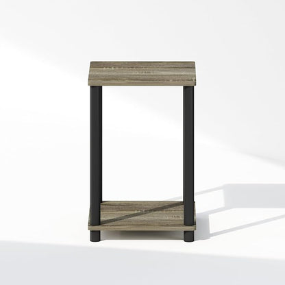 Furinno Turn-N-Tube Night Stand, 2-Tier Open Shelf Design Nightstand, Toolless - Image 5