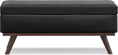 SIMPLIHOME Owen Lift Top Coffee Table Storage Ottoman - Image 6