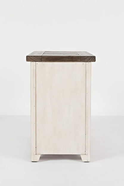 Jofran Madison County Pine Farmhouse Chairside Table - Image 4