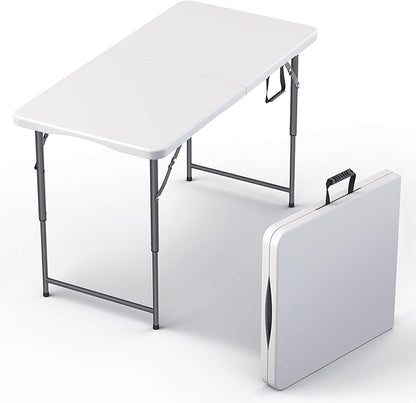4 Feet Foldable Table Adjustable Height by OurModernSpace