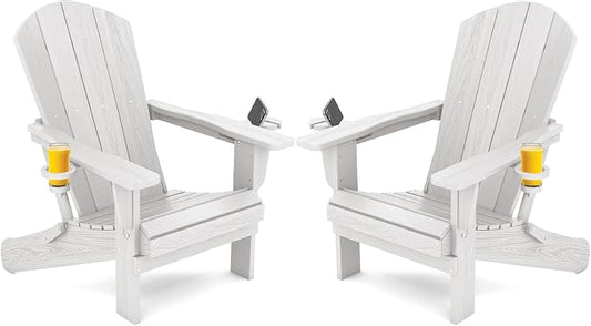 SERWALL Adirondack Chair with Cup Holders by SERWALL